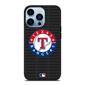 TEXAS RANGERS BASEBALL BLACK iPhone 13 Pro Max Case Cover