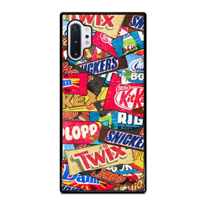 CHOCOLATE WAFER SNACK COLLAGE Samsung Galaxy Note 10 Plus Case Cover CHOCOLATE WAFER SNACK COLLAGE Samsung Galaxy Note 10 Plus Case Cover