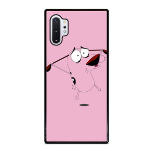 COURAGE THE COWARDLY DOG FLAT Samsung Galaxy Note 10 Plus Case Cover COURAGE THE COWARDLY DOG FLAT Samsung Galaxy Note 10 Plus Case Cover