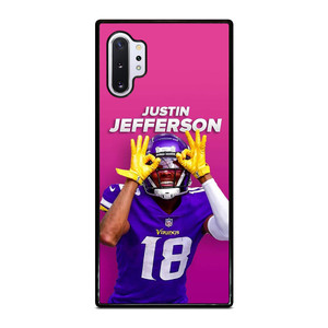 JUSTIN JEFFERSON MINNESOTA VIKINGS Samsung Galaxy Note 10 Plus Case Cover JUSTIN JEFFERSON MINNESOTA VIKINGS Samsung Galaxy Note 10 Plus Case Cover