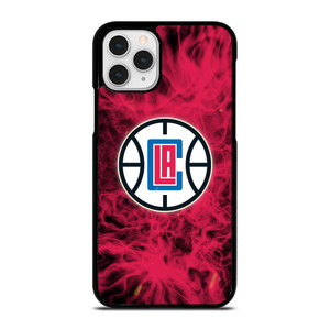 LOS ANGELES CLIPPERS BASKETBALL NBA FIRE iPhone 11 Pro Case Cover