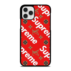 LOUIS VUITTON X SUPREME RED iPhone 11 Pro Case Cover LOUIS VUITTON X SUPREME RED iPhone 11 Pro Case Cover