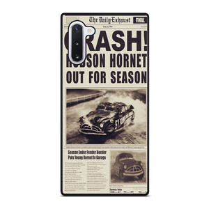 DOG HUDSON HORNET CARS MAGAZINE Samsung Galaxy Note 10 Case Cover
