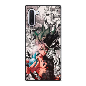 DR STONE ANIME BLACK WHITE Samsung Galaxy Note 10 Case Cover