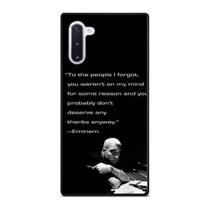 EMINEM RAPPER QUOTES 2 Samsung Galaxy Note 10 Case Cover EMINEM RAPPER QUOTES 2 Samsung Galaxy Note 10 Case Cover