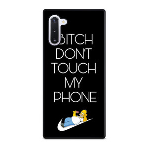 NIKE HOMER SIMPSON DONT TOUCH MY PHONE Samsung Galaxy Note 10 Case Cover