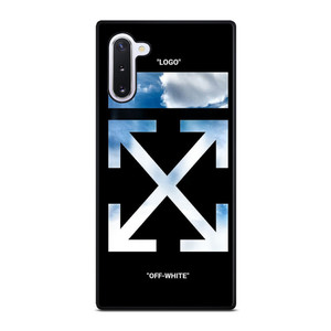 OFF WHITE SKY BLUE Samsung Galaxy Note 10 Case Cover OFF WHITE SKY BLUE Samsung Galaxy Note 10 Case Cover
