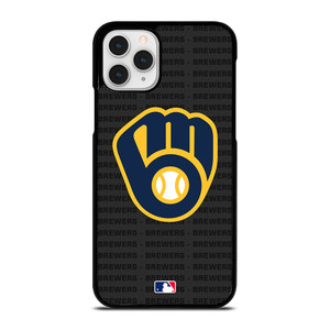 MILWAUKEE BREWERS BASEBALL BLACK iPhone 11 Pro Case Cover MILWAUKEE BREWERS BASEBALL BLACK iPhone 11 Pro Case Cover