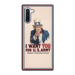 UNCLE SAM UNITED STATES ARMY Samsung Galaxy Note 10 Case Cover