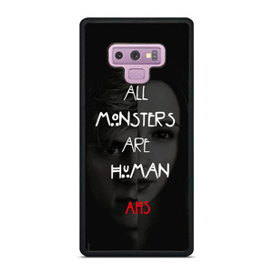 AMERICAN HORROR STORY ALL MONSTERS ARE HUMAN Samsung Galaxy Note 9 Case Cover AMERICAN HORROR STORY ALL MONSTERS ARE HUMAN Samsung Galaxy Note 9 Case Cover