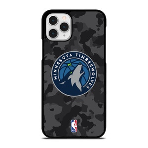 MINNESOTA TIMBERWOLVES BLACK CAMO iPhone 11 Pro Case Cover