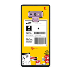 DHL SHIPPING EXPRESS LABEL APPLE Samsung Galaxy Note 9 Case Cover
