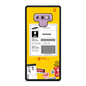 DHL SHIPPING EXPRESS LABEL SAMSUNG Samsung Galaxy Note 9 Case Cover