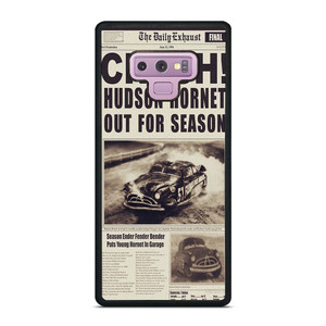 DOG HUDSON HORNET CARS MAGAZINE Samsung Galaxy Note 9 Case Cover