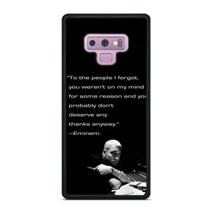 EMINEM RAPPER QUOTES 2 Samsung Galaxy Note 9 Case Cover EMINEM RAPPER QUOTES 2 Samsung Galaxy Note 9 Case Cover