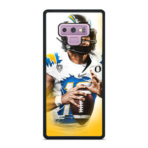 JUSTIN HERBERT LOS ANGELES CHARGERS Samsung Galaxy Note 9 Case Cover