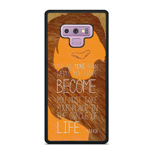 LION KING MUFASA QUOTES Samsung Galaxy Note 9 Case Cover
