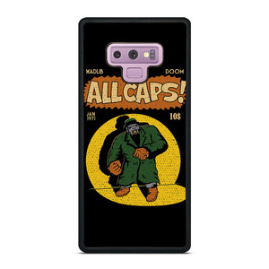 MF DOOM MADLIB ALL CAPS Samsung Galaxy Note 9 Case Cover