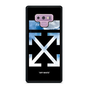 OFF WHITE SKY BLUE Samsung Galaxy Note 9 Case Cover OFF WHITE SKY BLUE Samsung Galaxy Note 9 Case Cover
