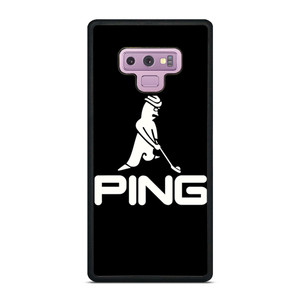 PING GOLF BLACK LOGO Samsung Galaxy Note 9 Case Cover PING GOLF BLACK LOGO Samsung Galaxy Note 9 Case Cover