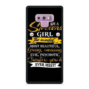PITTSBURGH STEELERS GIRL FANS Samsung Galaxy Note 9 Case Cover PITTSBURGH STEELERS GIRL FANS Samsung Galaxy Note 9 Case Cover