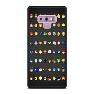 SUPER SMASH BROS ALL ICON Samsung Galaxy Note 9 Case Cover