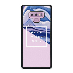 TUMBLR GOOD VIBES ONLY PINK MARBLE Samsung Galaxy Note 9 Case Cover