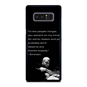 EMINEM RAPPER QUOTES 2 Samsung Galaxy Note 8 Case Cover EMINEM RAPPER QUOTES 2 Samsung Galaxy Note 8 Case Cover