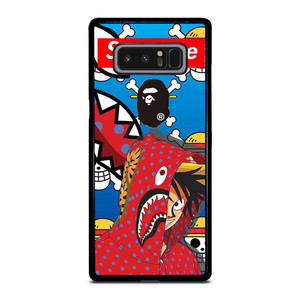 LUFFY ONE PIECE SUPREME BAPE Samsung Galaxy Note 8 Case Cover LUFFY ONE PIECE SUPREME BAPE Samsung Galaxy Note 8 Case Cover
