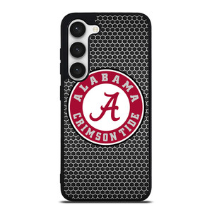 ALABAMA CRIMSON TIDE FOOTBALL METAL Samsung Galaxy S23 Case Cover ALABAMA CRIMSON TIDE FOOTBALL METAL Samsung Galaxy S23 Case Cover