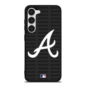 ATLANTA BRAVES BASEBALL BLACK Samsung Galaxy S23 Case Cover ATLANTA BRAVES BASEBALL BLACK Samsung Galaxy S23 Case Cover