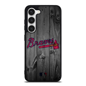 ATLANTA BRAVES BASEBALL MLB WOOD LOGO Samsung Galaxy S23 Case Cover ATLANTA BRAVES BASEBALL MLB WOOD LOGO Samsung Galaxy S23 Case Cover