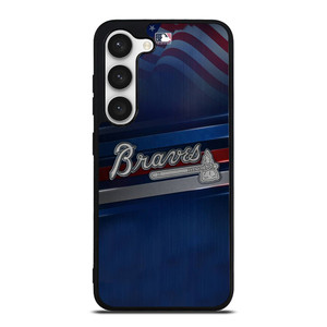 ATLANTA BRAVES MLB LOGO Samsung Galaxy S23 Case Cover ATLANTA BRAVES MLB LOGO Samsung Galaxy S23 Case Cover