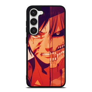 ATTACK ON TITAN EREN YEAGER ANIME Samsung Galaxy S23 Case Cover ATTACK ON TITAN EREN YEAGER ANIME Samsung Galaxy S23 Case Cover