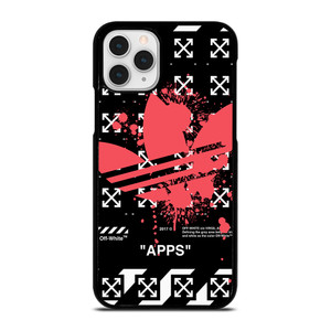 OFF WHITE X ADIDAS RED iPhone 11 Pro Case Cover