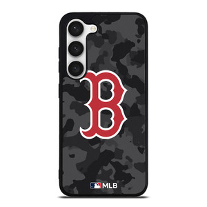 BOSTON RED SOX BASEBALL BLACK CAMO Samsung Galaxy S23 Case Cover BOSTON RED SOX BASEBALL BLACK CAMO Samsung Galaxy S23 Case Cover