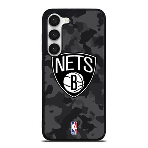 BROOKLYN NETS BLACK CAMO Samsung Galaxy S23 Case Cover BROOKLYN NETS BLACK CAMO Samsung Galaxy S23 Case Cover