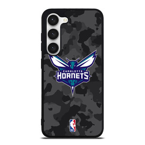 CHARLOTTE HORNETS BLACK CAMO Samsung Galaxy S23 Case Cover