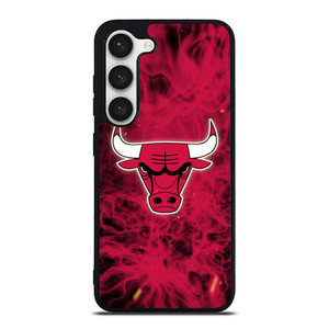 CHICAGO BULLS BASKETBALL NBA FIRE Samsung Galaxy S23 Case Cover