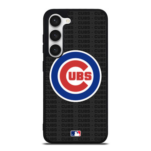 CHICAGO CUBS BASEBALL BLACK Samsung Galaxy S23 Case Cover