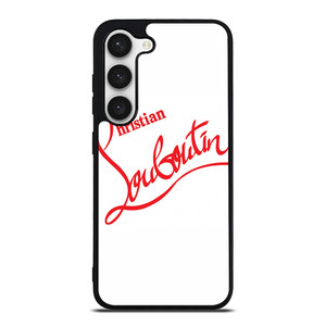 CHRISTIAN LOUBOUTIN WHITE Samsung Galaxy S23 Case Cover