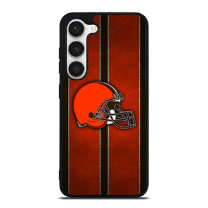 CLEVELAND BROWNS NFL METAL STRIPE Samsung Galaxy S23 Case Cover