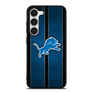 DETROIT LIONS NFL METAL STRIPE Samsung Galaxy S23 Case Cover