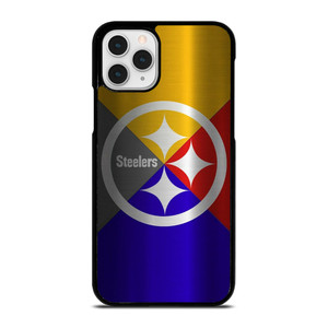 PITTSBURGH STEELERS NFL FOOTBALL METAL iPhone 11 Pro Case Cover