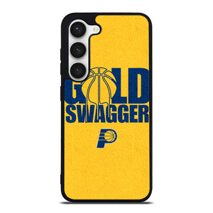 INDIANA PACERS NBA BASKETBALL GOLD SWAGGER Samsung Galaxy S23 Case Cover