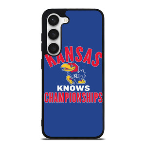 KANSAS JAYHAWKS BASKETBALL CHAMPIONS Samsung Galaxy S23 Case Cover