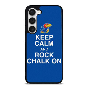 KEEP CALM AND ROCK CHALK KANSAS JAYHAWKS Samsung Galaxy S23 Case Cover KEEP CALM AND ROCK CHALK KANSAS JAYHAWKS Samsung Galaxy S23 Case Cover