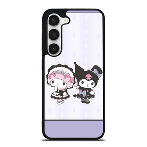 KUROMI AND MELODY ANIME Samsung Galaxy S23 Case Cover KUROMI AND MELODY ANIME Samsung Galaxy S23 Case Cover