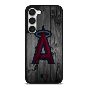 LOS ANGELES ANGELS BASEBALL MLB WOOD LOGO Samsung Galaxy S23 Case Cover