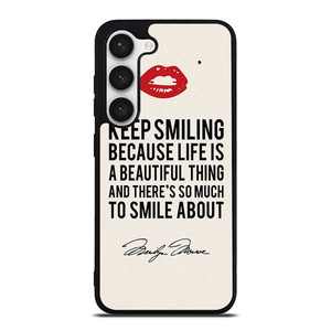 MARILYN MONROE QUOTES Samsung Galaxy S23 Case Cover